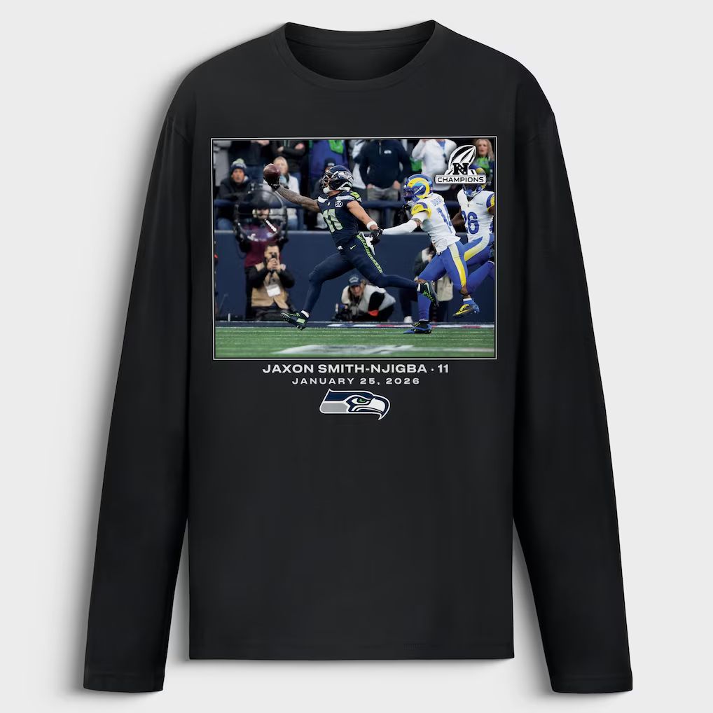 Men 2026 Nike NFL Seattle Seahawks  long sleeved T-shirt black 012